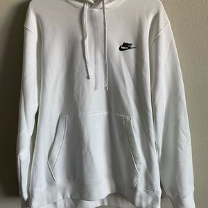 Nike white hoodie